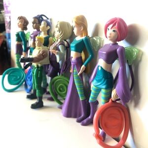 McDonald's Purple & Teal Fairy Action Figure Playset